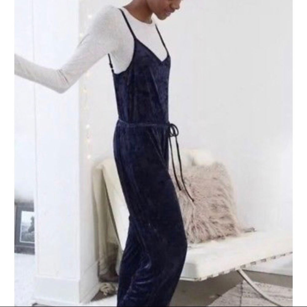 Aerie Velvet Jumpsuit